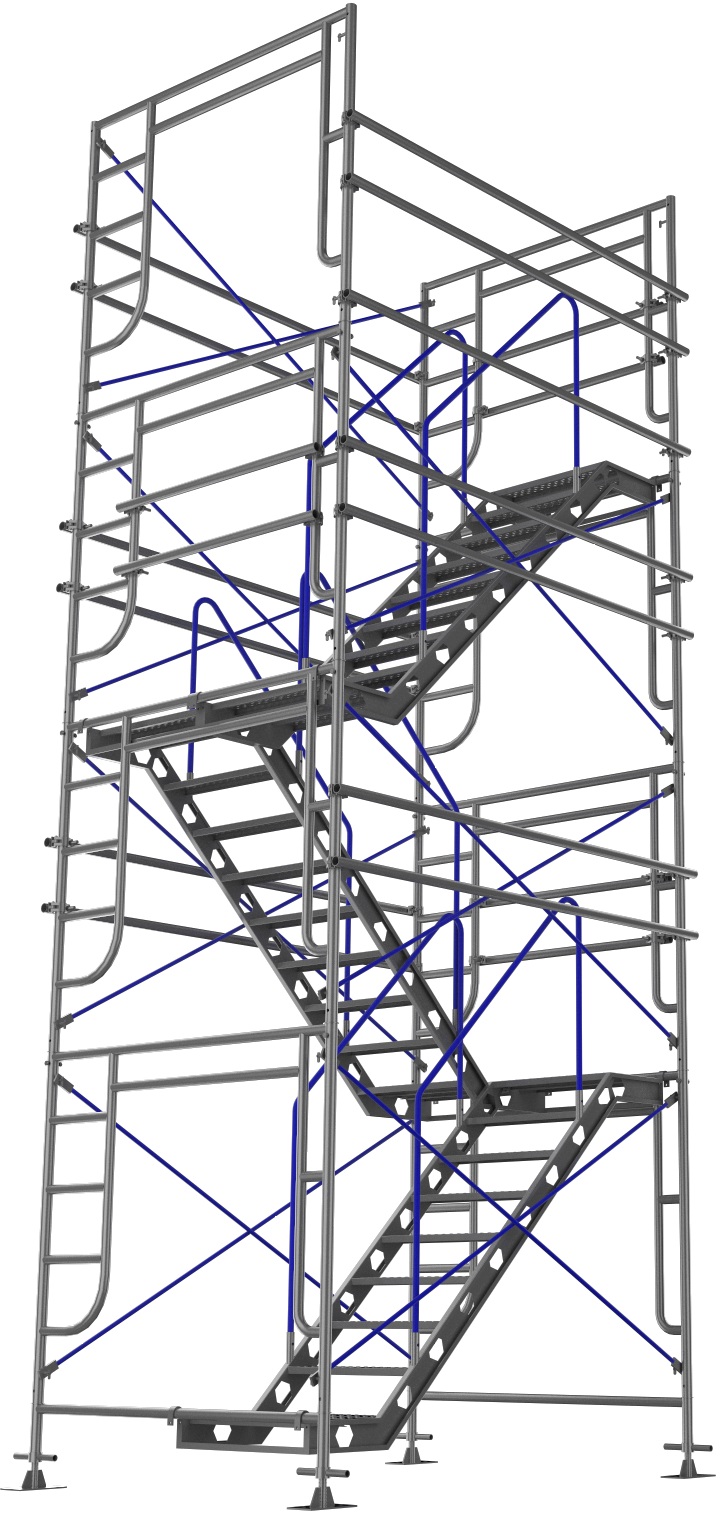 Andamio escalera marco abierto - Cimbramex